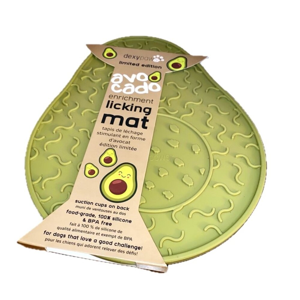 Pet Lick Mat Keep Pet Busy Reduce Stress Slow Feeding Enriching & Fun